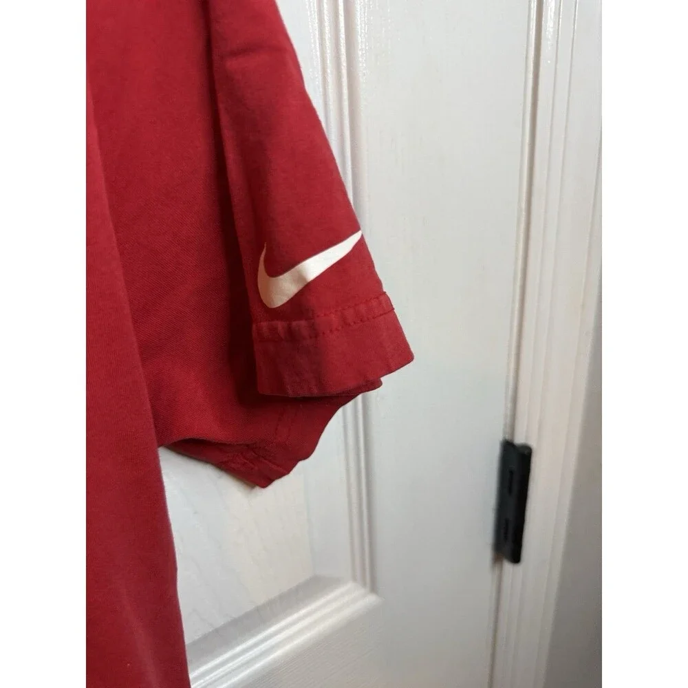 Nike New England Patriots Throwback Shirt - Pat Patriot Red Tee - Mens Medium